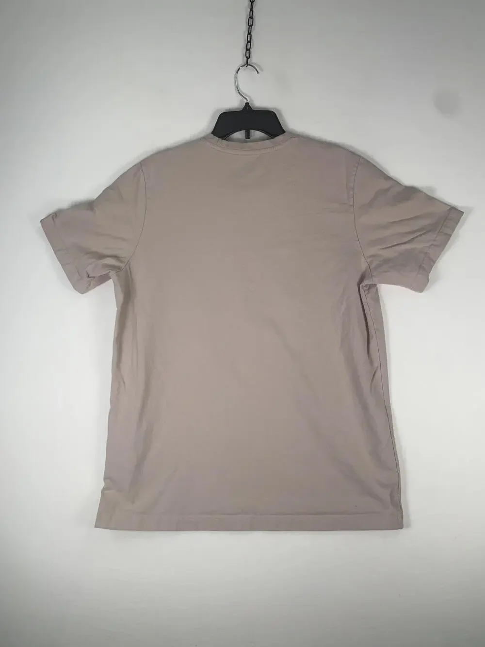 Adidas Shirt Mens Medium Beige Camo Logo Graphic Tee T-Shirt Casual Sports